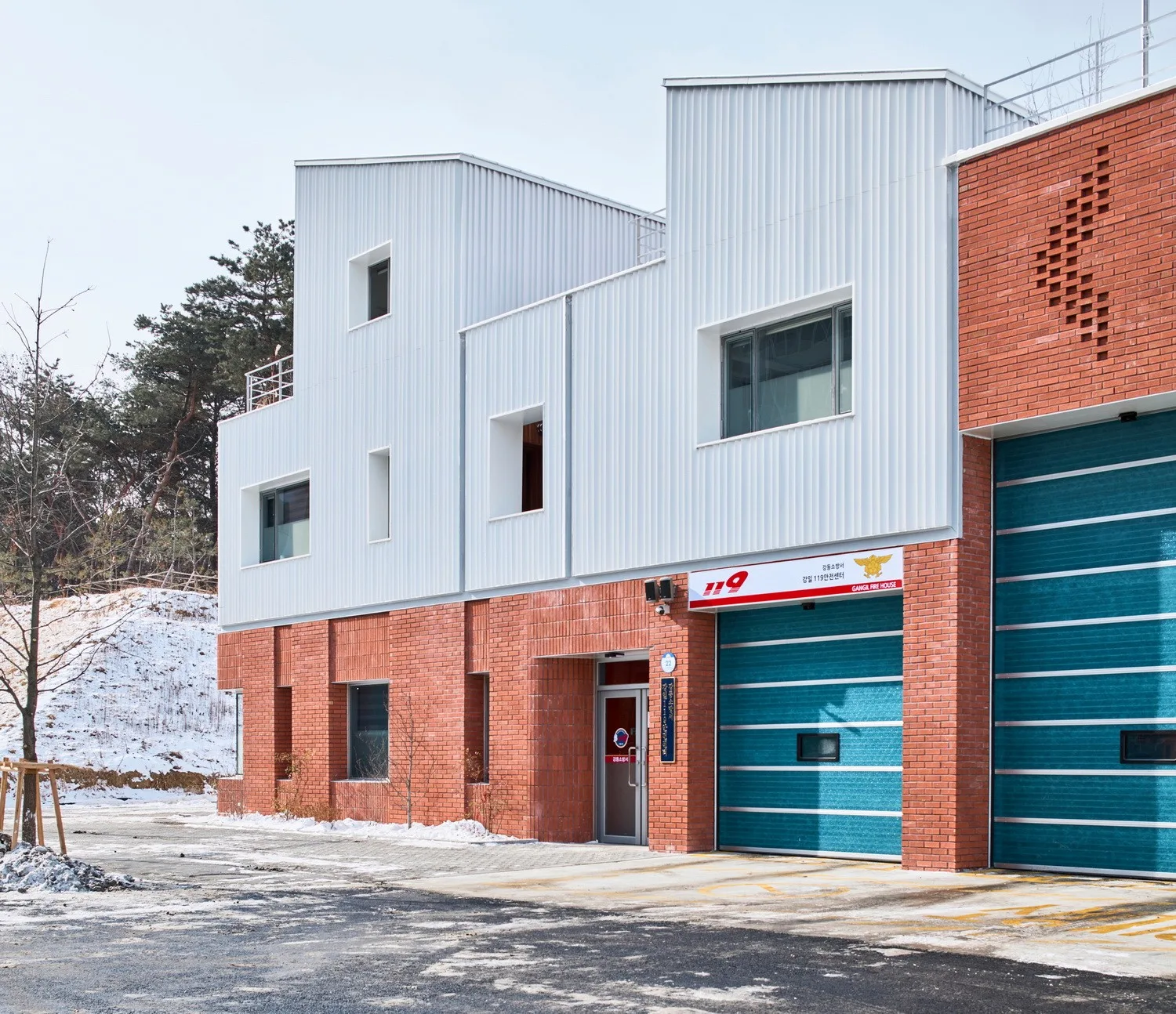 BIM Architecture | Jiangyidong 119 Fire Station/OA Lab