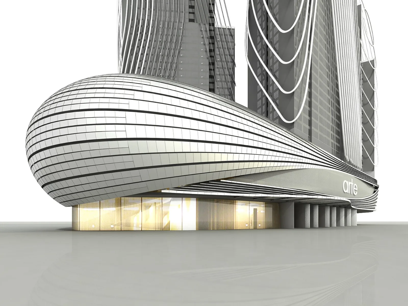 BIM Architecture | Art é MK Supertall Residential Hotel Complex/SPARK
