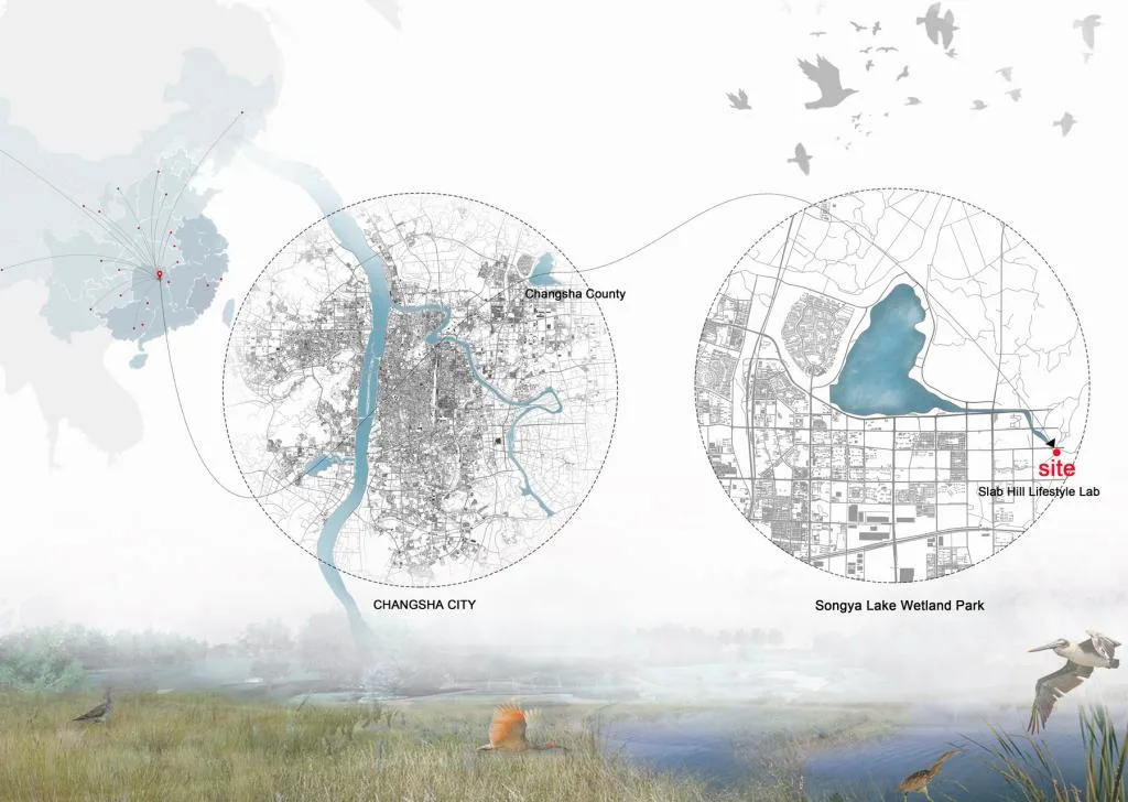 BIM architecture | Natural growth space under daily scenery: "Umbrella Hill" lifestyle collection store/line+architectural firm+gad