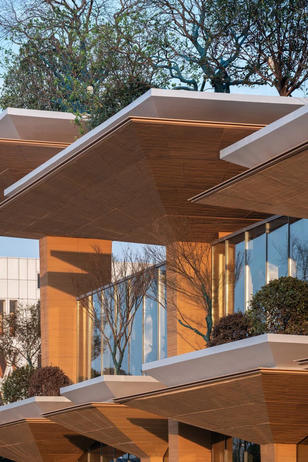BIM architecture | Natural growth space under daily scenery: "Umbrella Hill" lifestyle collection store/line+architectural firm+gad
