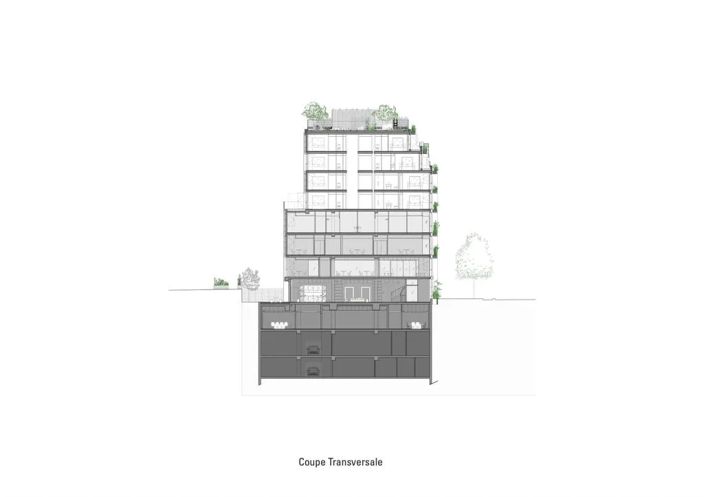 BIM Architecture | Miniature of Future Cities: M Building/Triptyque Architecture