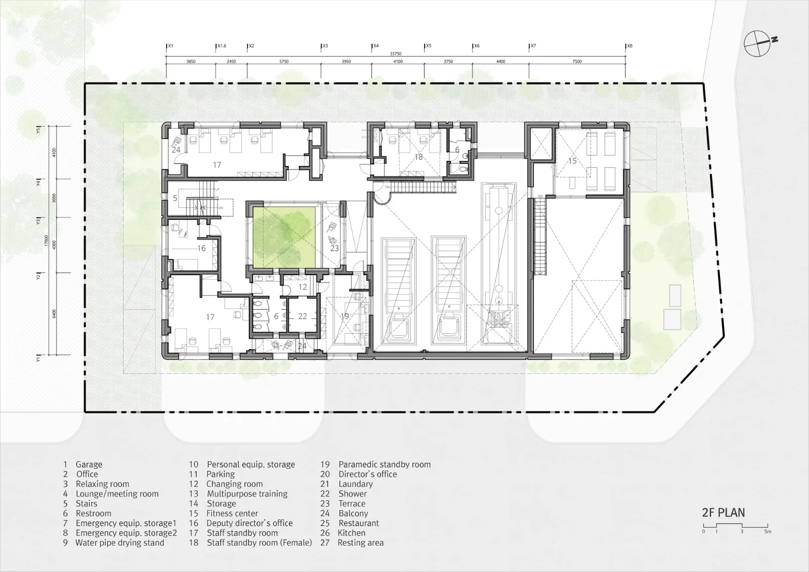 BIM Architecture | Jiangyidong 119 Fire Station/OA Lab