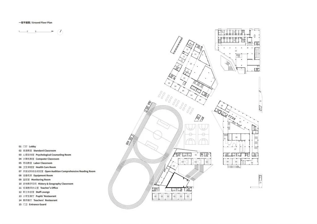 BIM Architecture | Beijing Renmin University Affiliated High School Aerospace City School/Beijing Institute of Architectural Design and Research