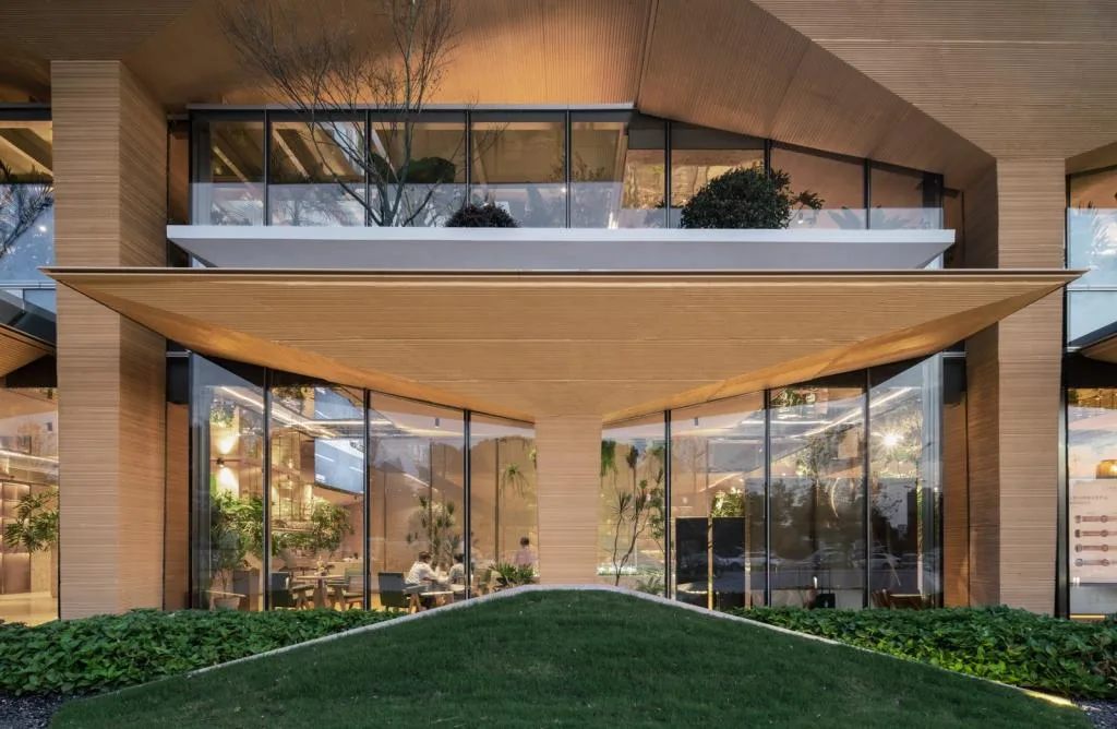 BIM architecture | Natural growth space under daily scenery: "Umbrella Hill" lifestyle collection store/line+architectural firm+gad