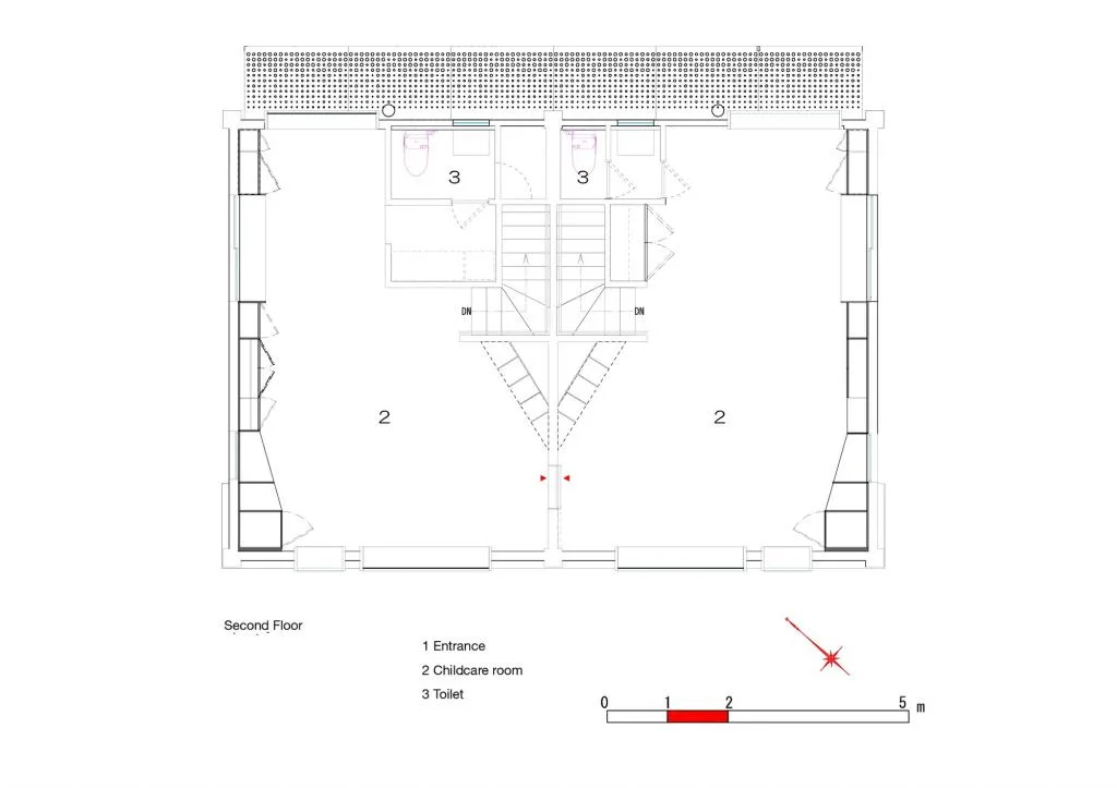 BIM Architecture | MK-S Kindergarten: Large Building for Adults, Small House for Children/Hibino Architecture Firm+Youji no Shiro