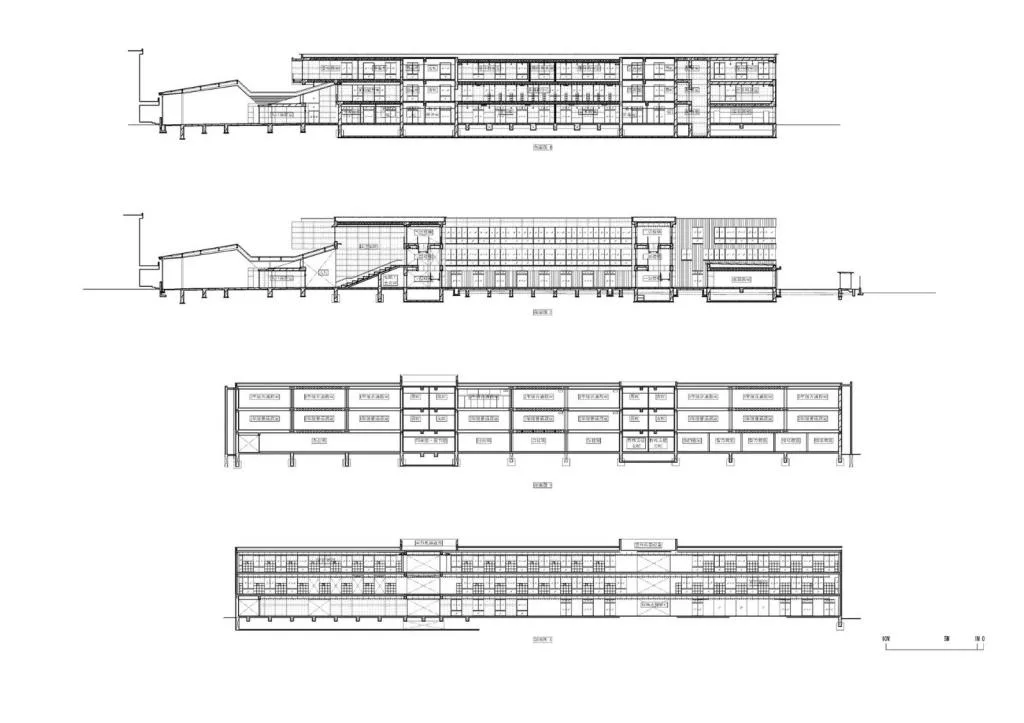 BIM Architecture | Xiajia Municipal Xiajia Middle School/Sanshang Architectural Firm