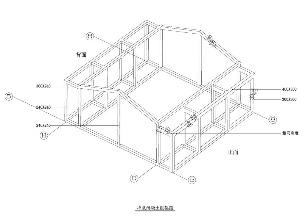 BIM Architecture | Shan Chan Shui Ding - Expansion Design of Dahe Zen Academy/Shanghai Shanxiang Architecture