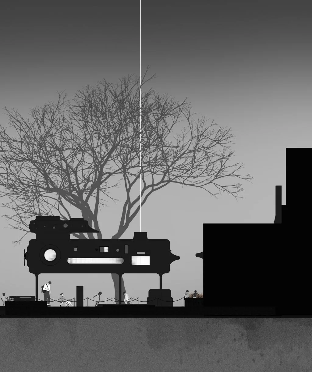 BIM Architecture | Jianguomen& Futurist City Exhibition Hall - New Stories Under the Old City Wall/DIKA's New Works