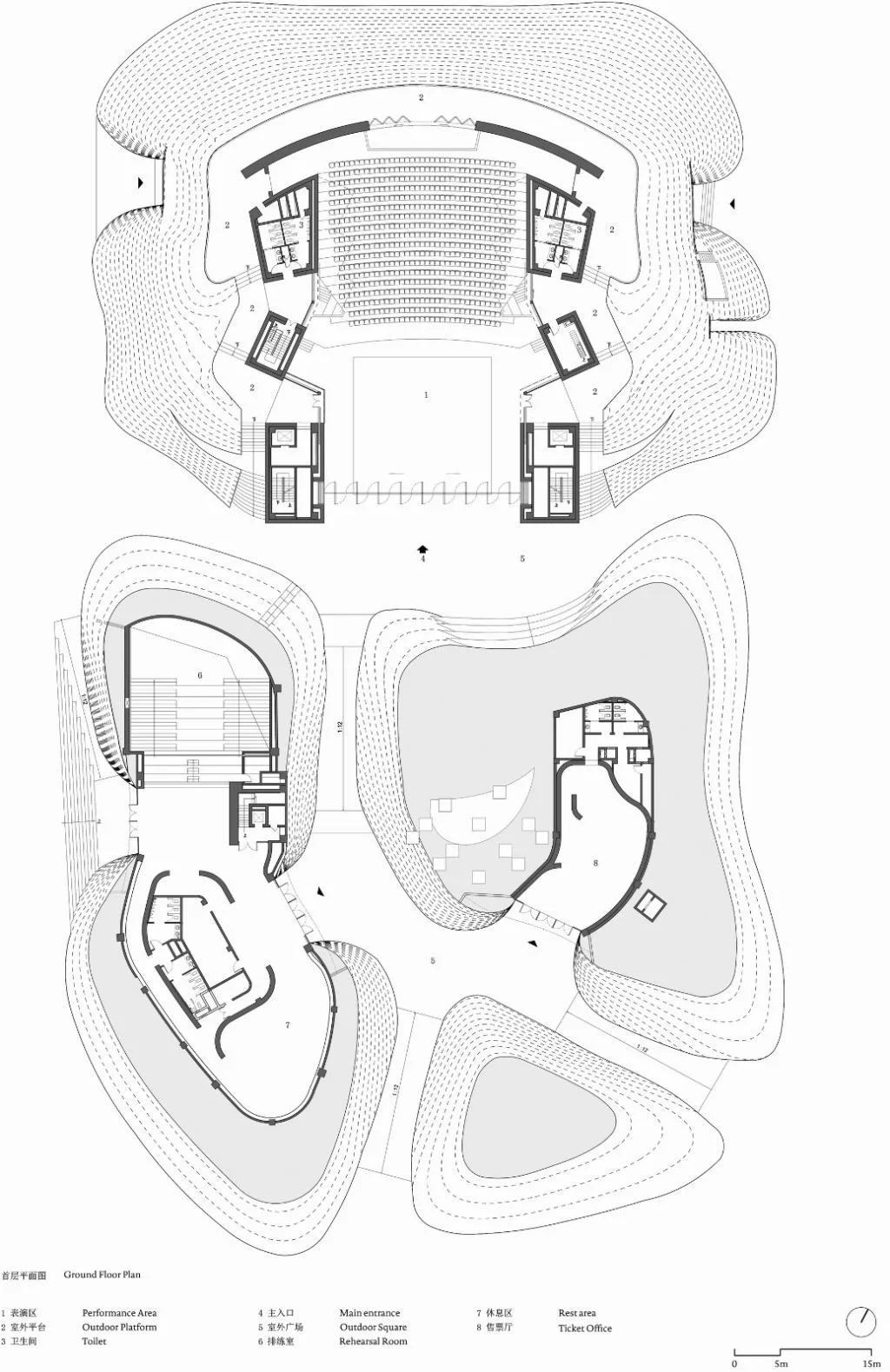 BIM Architecture | Yang Liping Performing Arts Center/Zhu Pei Architectural Firm