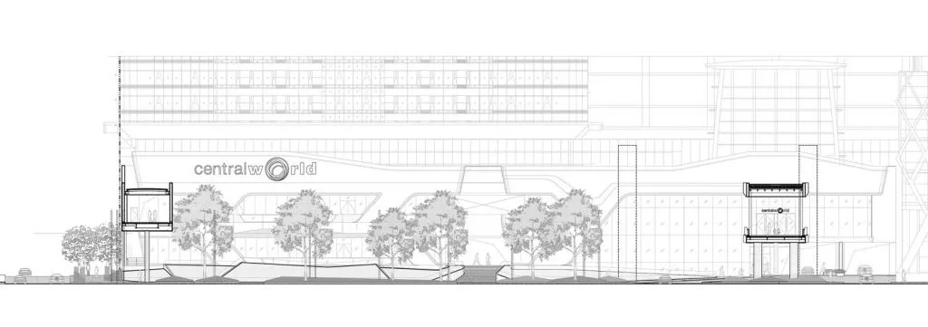 BIM Architecture | THE GROOVE Central World Shopping Center/SDA Joint Building