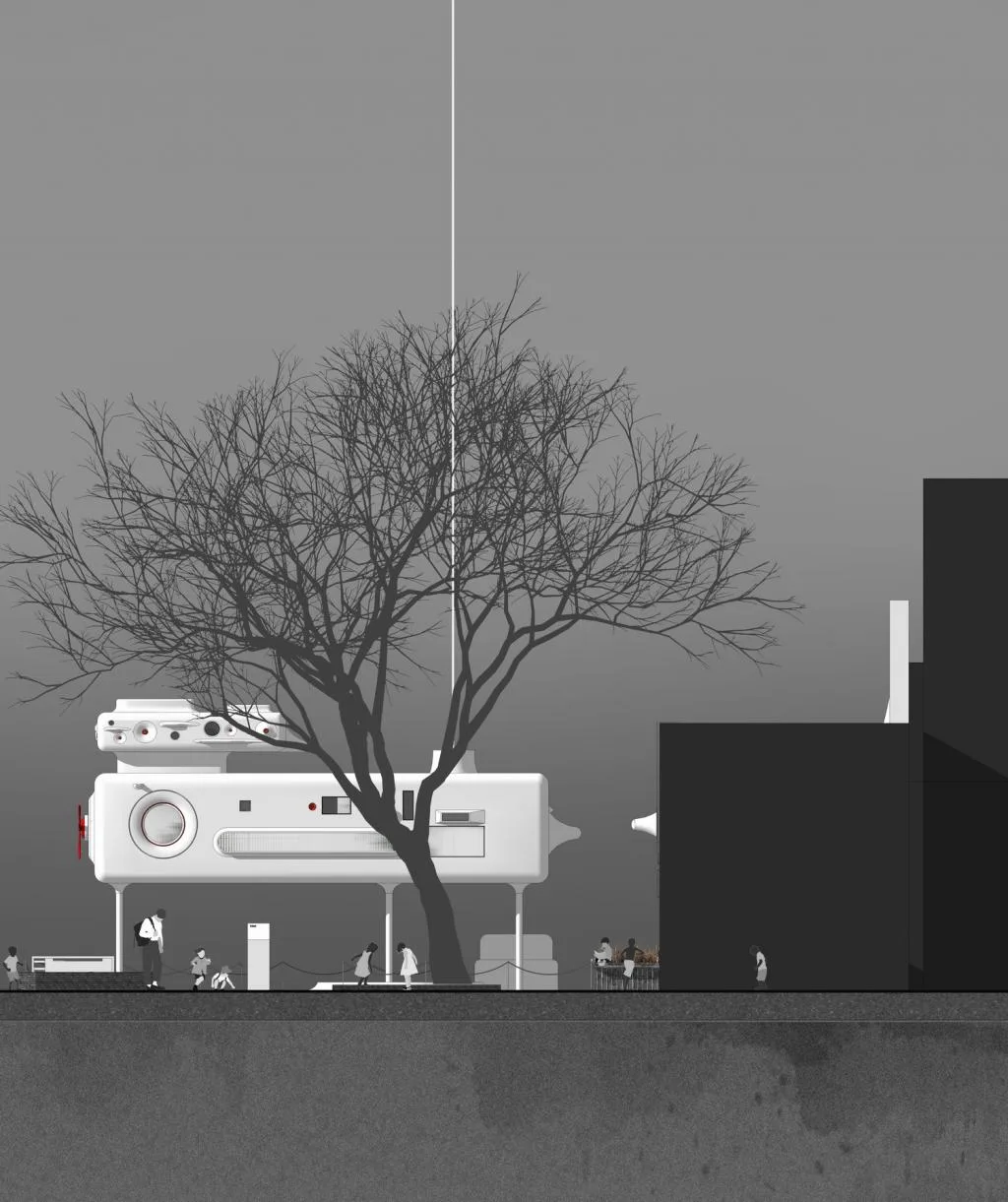 BIM Architecture | Jianguomen& Futurist City Exhibition Hall - New Stories Under the Old City Wall/DIKA's New Works