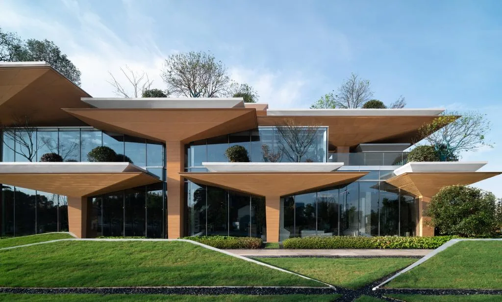 BIM architecture | Natural growth space under daily scenery: "Umbrella Hill" lifestyle collection store/line+architectural firm+gad