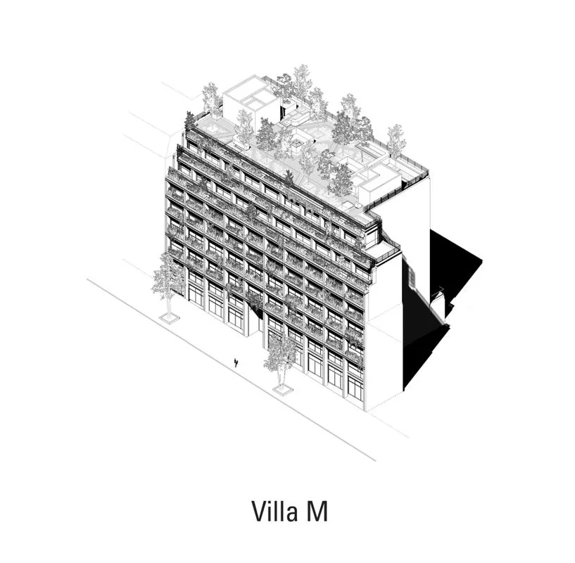 BIM Architecture | Miniature of Future Cities: M Building/Triptyque Architecture