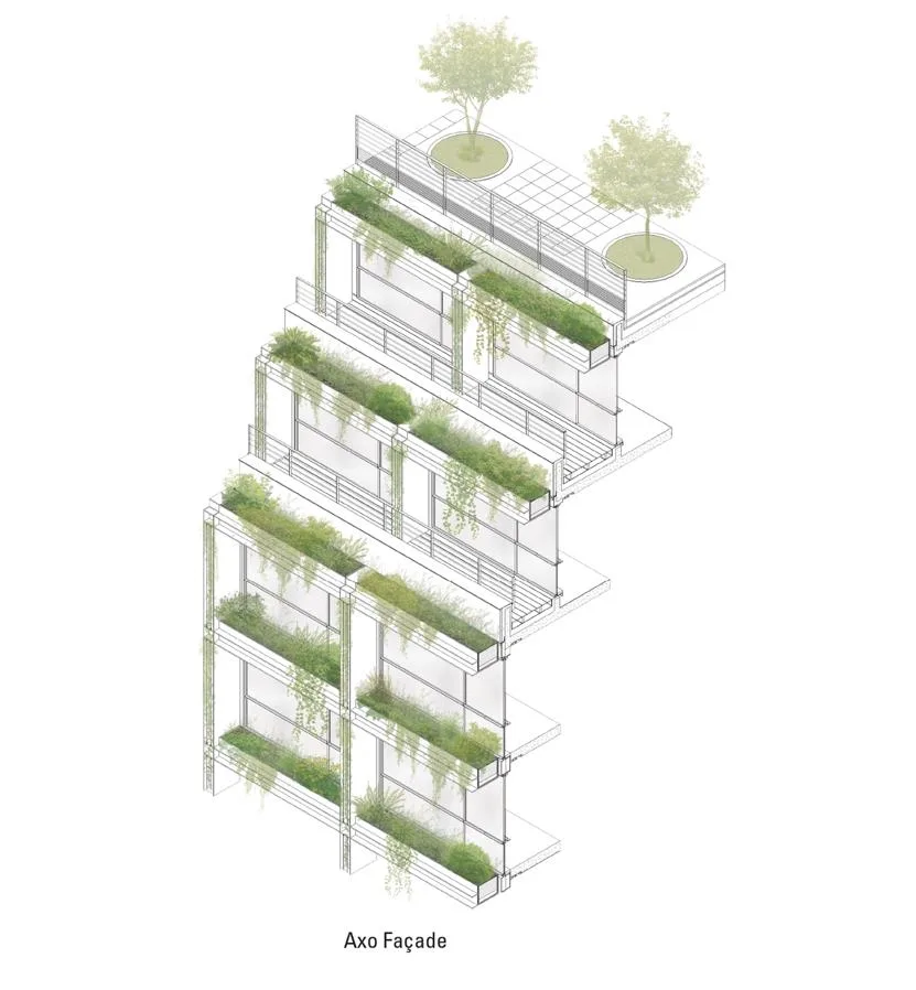 BIM Architecture | Miniature of Future Cities: M Building/Triptyque Architecture