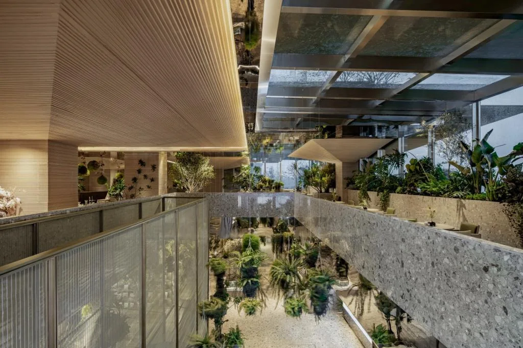 BIM architecture | Natural growth space under daily scenery: "Umbrella Hill" lifestyle collection store/line+architectural firm+gad