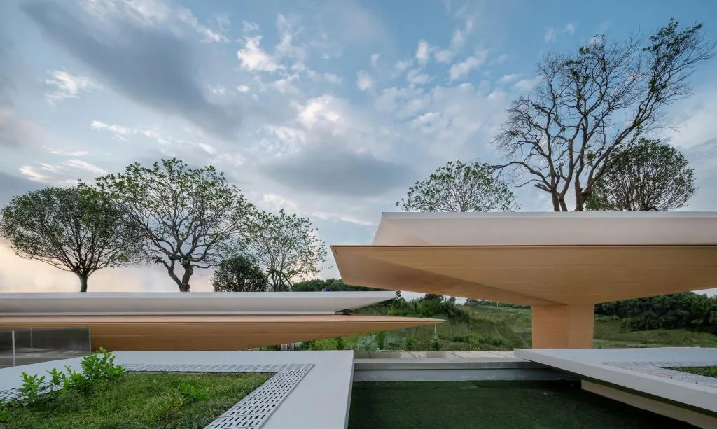 BIM architecture | Natural growth space under daily scenery: "Umbrella Hill" lifestyle collection store/line+architectural firm+gad