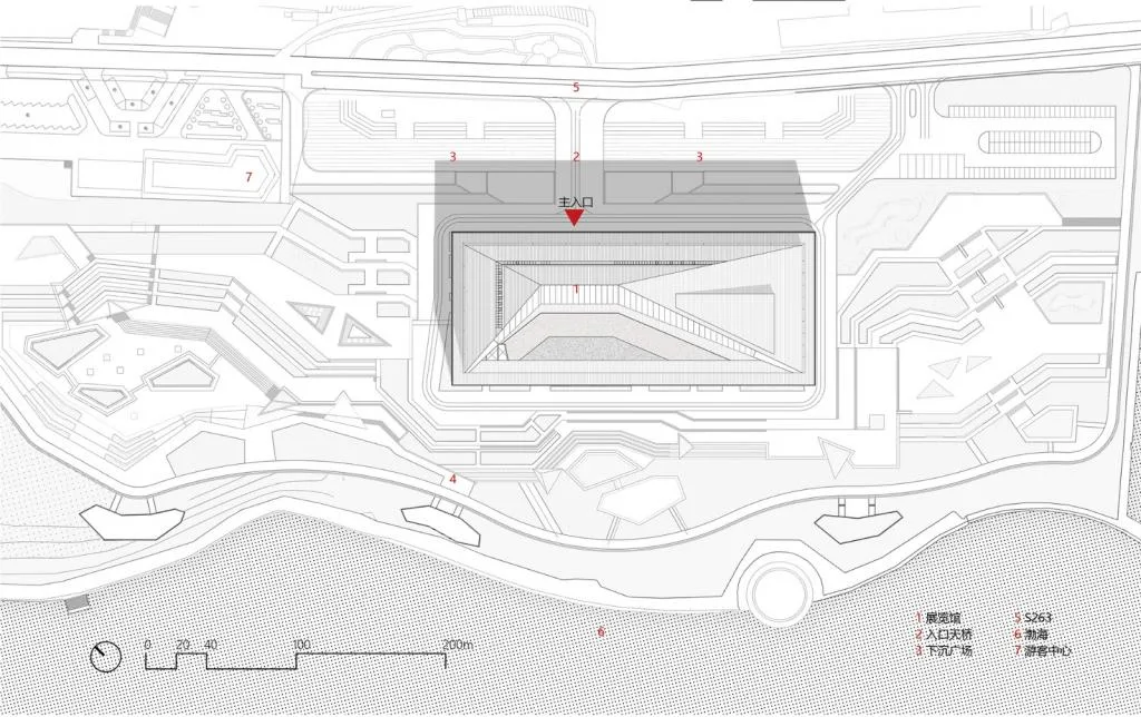 BIM Architecture | Exhibition Hall of Long Island Marine Ecological Civilization Comprehensive Experimental Zone/Working Room 10 of South China University of Technology Architectural Design and Research Institute+Yantai Architectural Design and Research Institute
