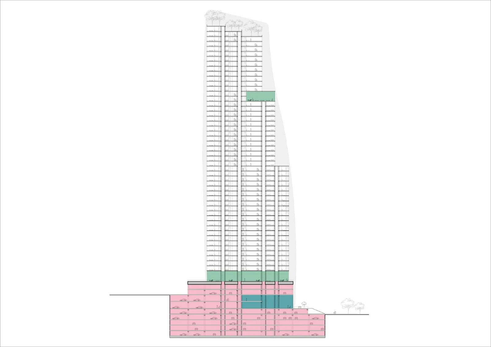 BIM Architecture | Art é MK Supertall Residential Hotel Complex/SPARK
