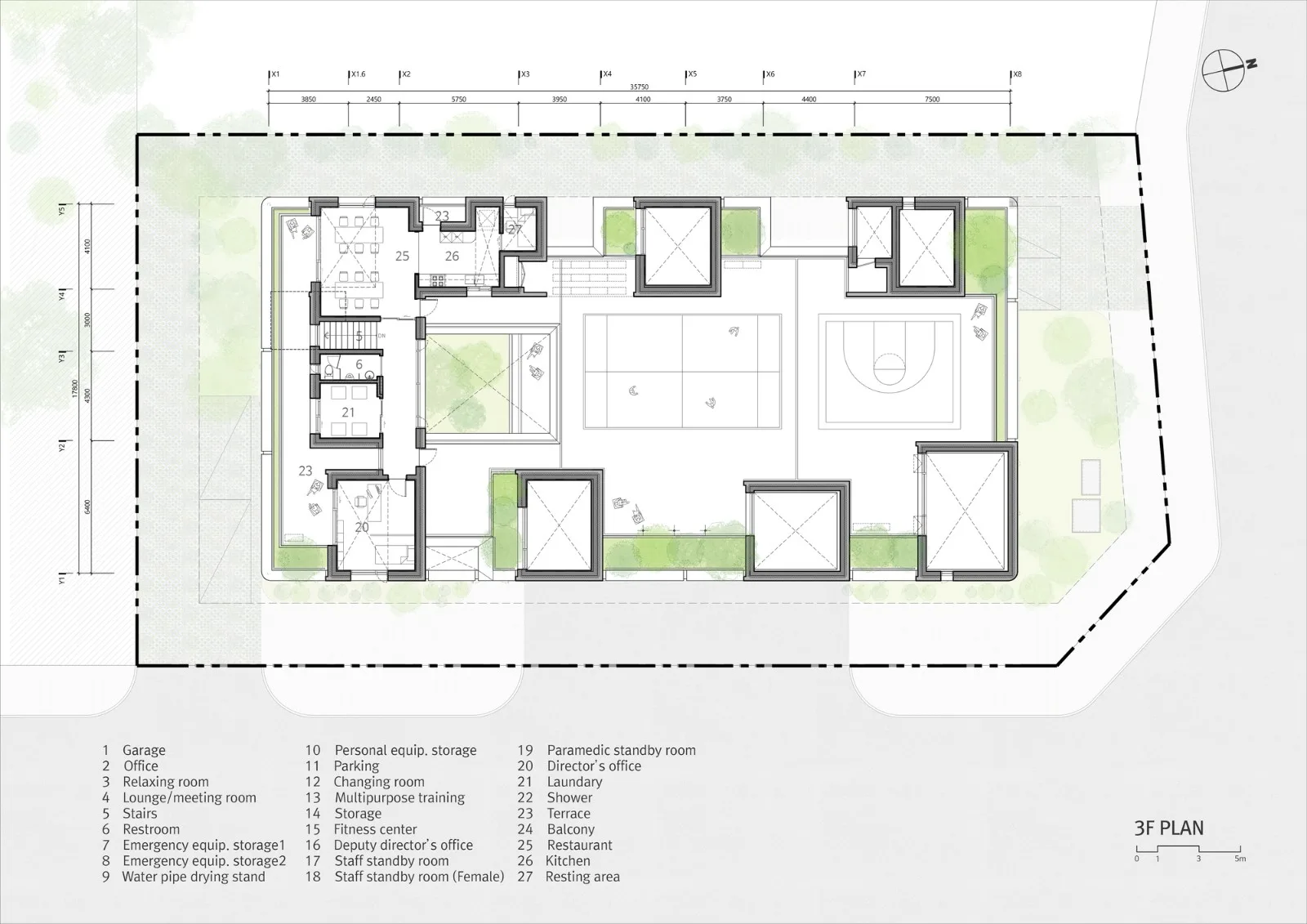 BIM Architecture | Jiangyidong 119 Fire Station/OA Lab
