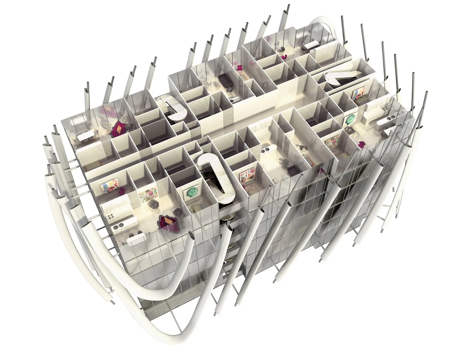 BIM Architecture | Art é MK Supertall Residential Hotel Complex/SPARK