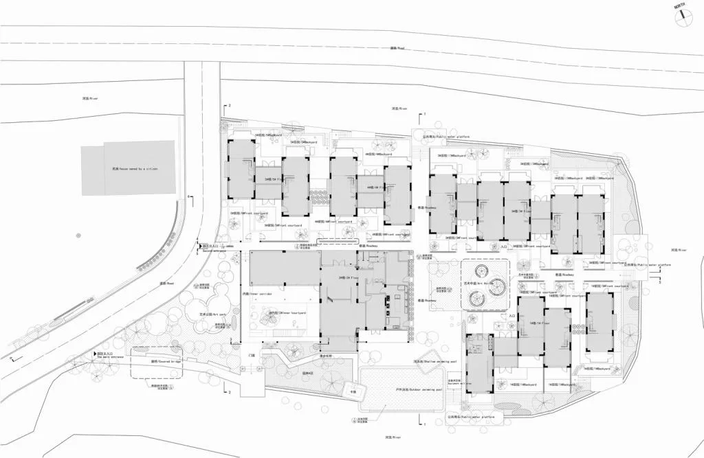 BIM Architecture | Tongxiang Yuanshe · Hezhou | Shanghai Yanyang Architectural Design Studio