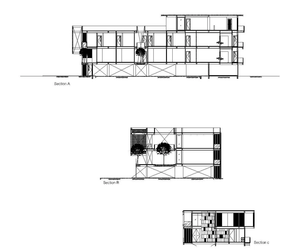 BIM Architecture | Beauty Clinic Built with Glass Bricks/Sute Architect