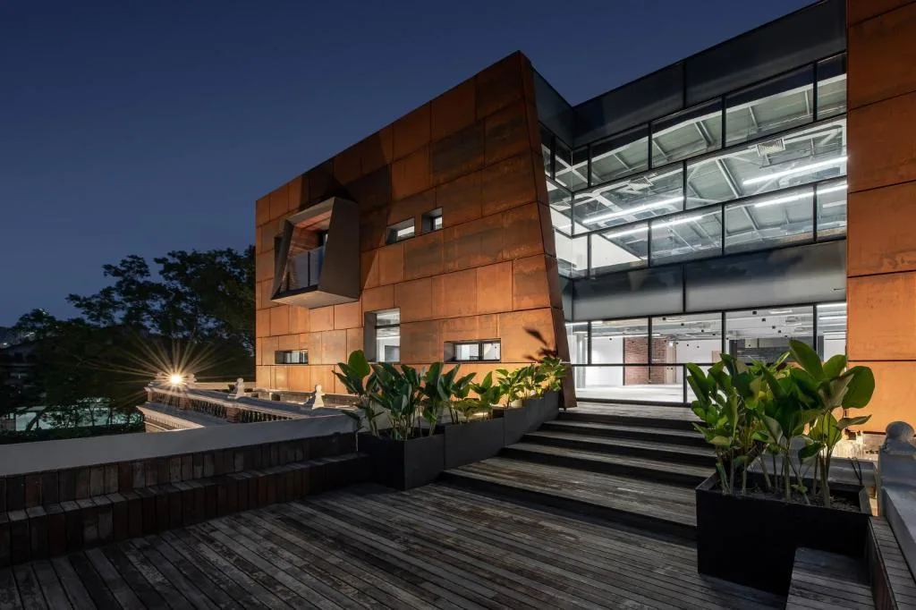 BIM Architecture | Regeneration from Colonial Architecture Shell, Sentul Weathering Steel Office Building/O2 Design Atelier+YTL Land&  Development
