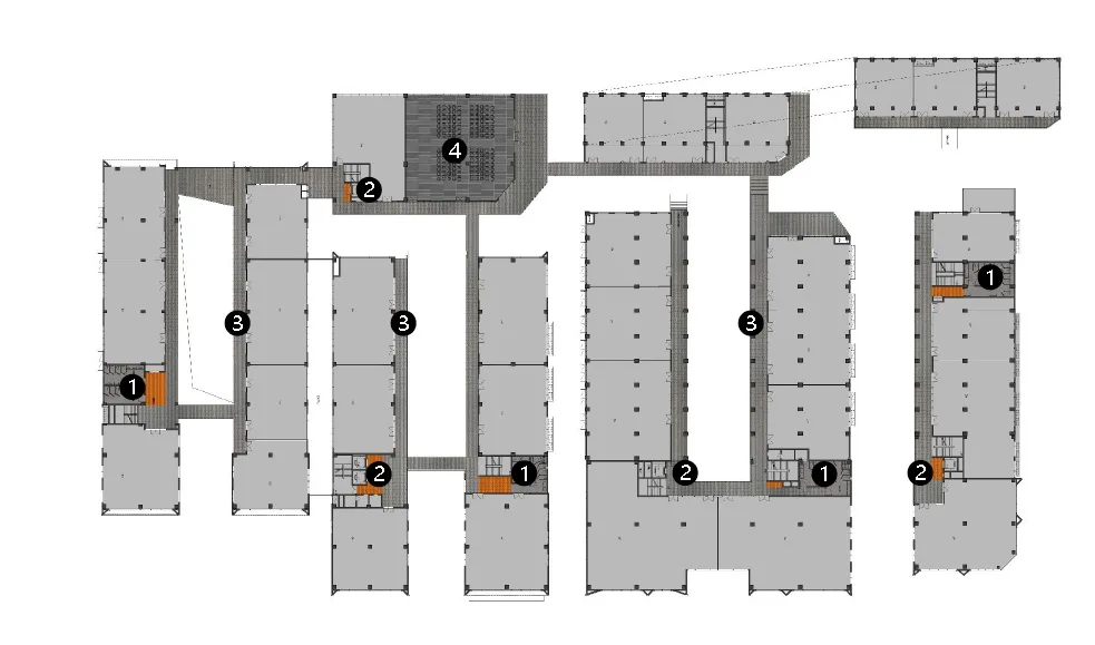 BIM Architecture | Open up Brainstorming and Creative Circuits - Renovation of Shenbanlu Cultural and Creative Office Park on Bridge 8/Yu She Yu Zhu