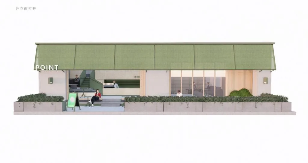 BIM Architecture | Nanjing Viewpoint Tea Room/Triostudio by Sanlishe