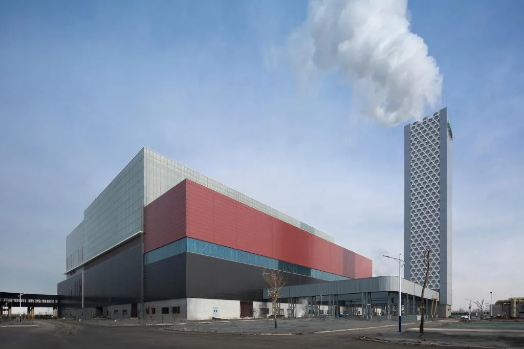 BIM Architecture | Taiyuan Municipal Solid Waste Incineration Power Plant/AIA Life Designers