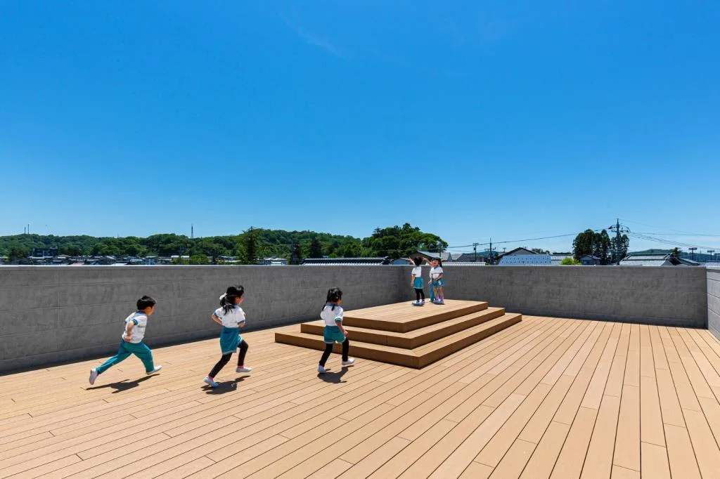 BIM Architecture | EZ Kindergarten, Staircase Space Building Fun Game Space/Hibiya Design+Kids Design Labo