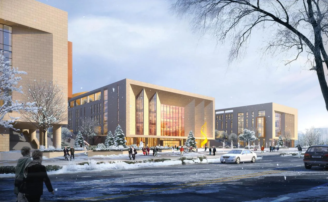 Heihe Sino-Russian Cultural and Art Center by Yuan Ye Architecture Studio