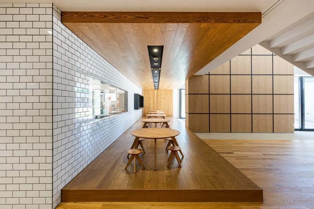BIM Architecture | EZ Kindergarten, Staircase Space Building Fun Game Space/Hibiya Design+Kids Design Labo