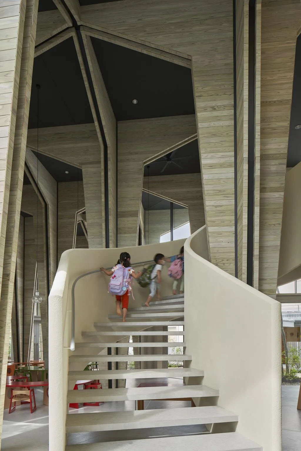 BIM Architecture | Mega Structures and Small People, Building Purple Forest Kindergarten/UID Architects