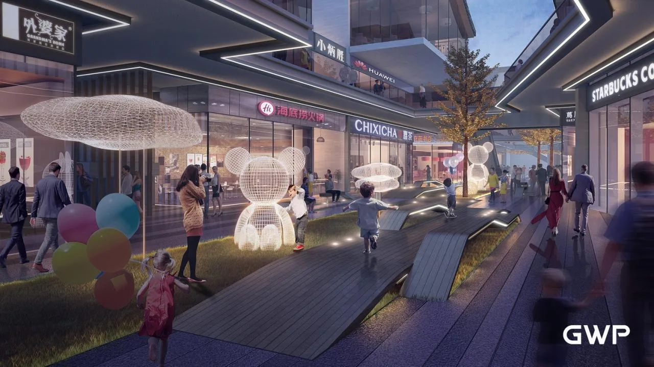 BIM Architecture | Hangzhou Lin'an Tiaoxi Park Cultural and Leisure Commercial Street/GWP Works