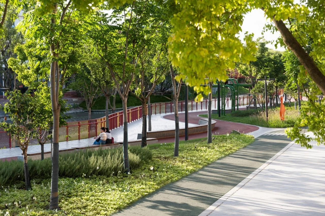 BIM Architecture | Landscape Public Space Renovation on the East Bank of Hengjing Port in Minhang, Shanghai/SPARK Architects
