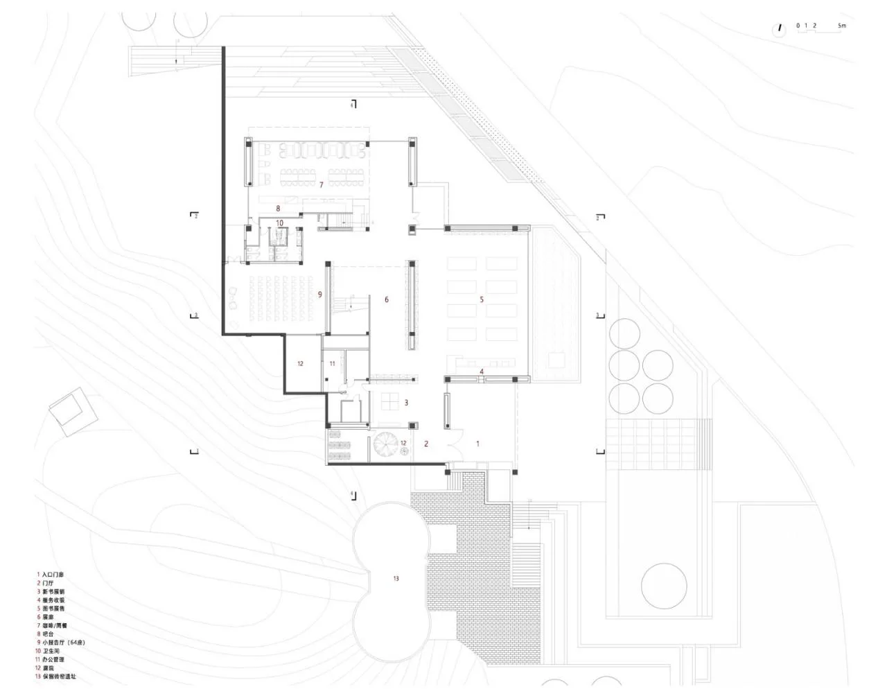 BIM Architecture | Nanjing Pioneer Tangshan Mine Bookstore/Southeast University School of Architecture+Yihejing Architecture Firm
