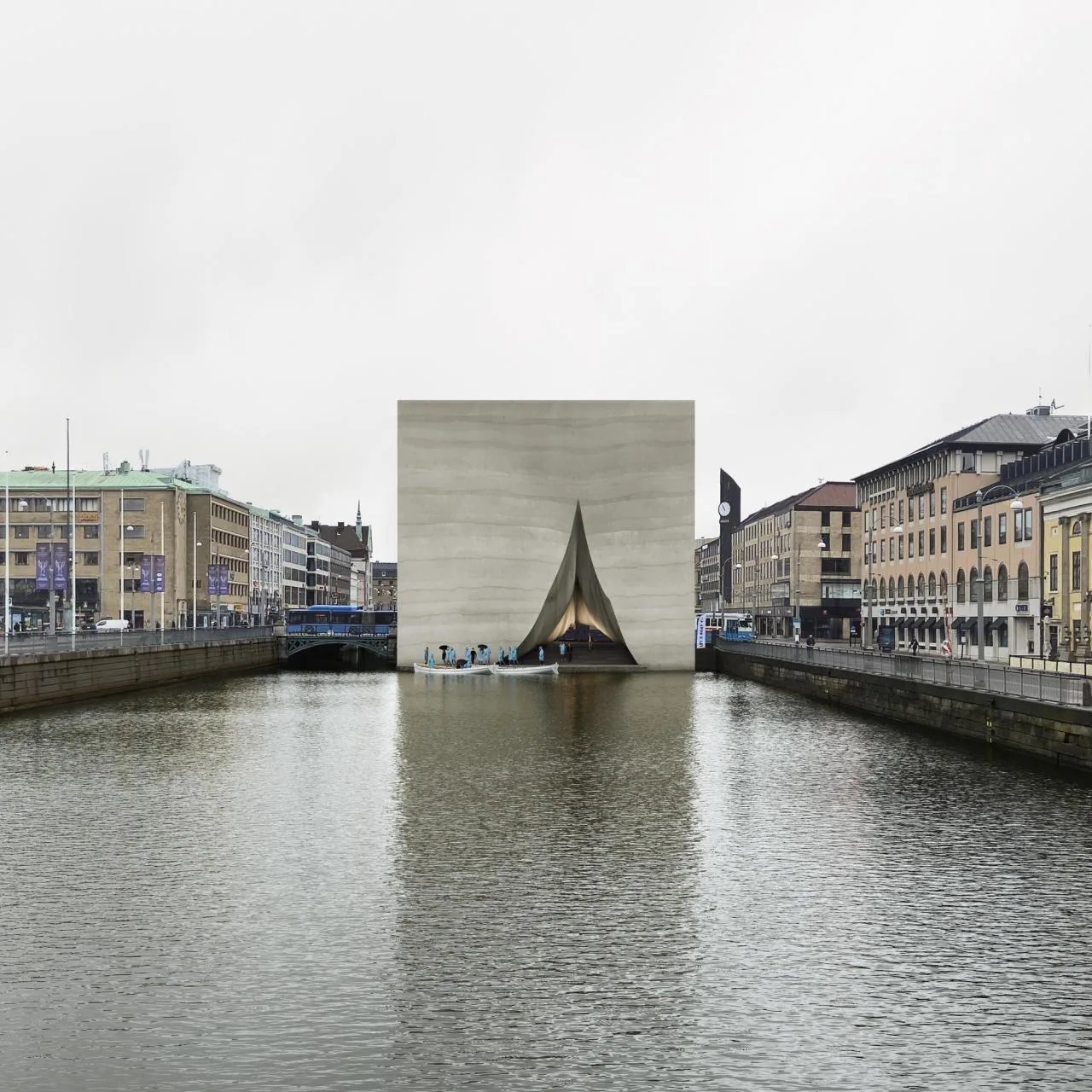 BIM Architecture | Brunnsparken Party Memorial Hall/Bornstein Lyckefors