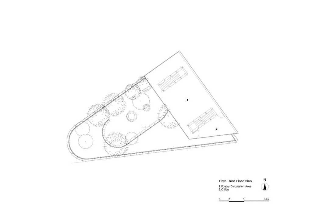 BIM Architecture | Architectural acupuncture and moxibustion - Poetry Museum/DnA