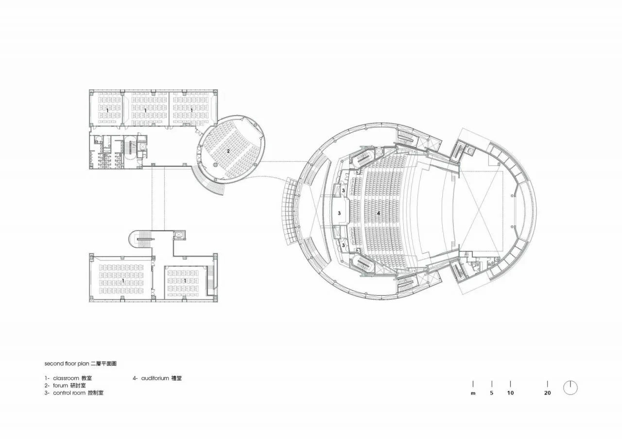 BIM Architecture | Taiwan Central University Multi functional Auditorium/Pan Ji Joint Architectural Firm