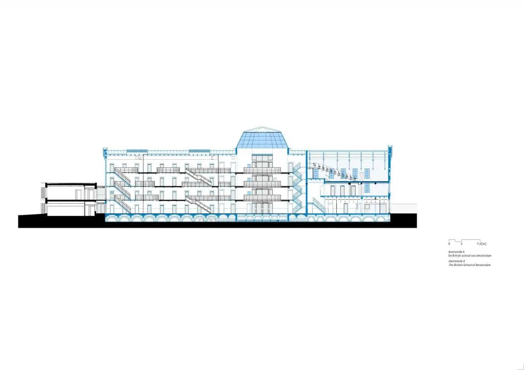 BIM architecture | School converted from prison/Atelier PRO architects
