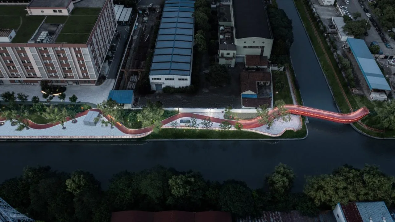BIM Architecture | Landscape Public Space Renovation on the East Bank of Hengjing Port in Minhang, Shanghai/SPARK Architects