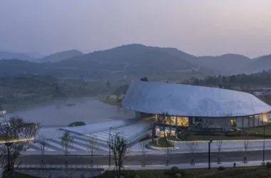 BIM Design: Window View of Mount Taishan at Youyou Tourist Center | line+WORK-BIM WORLD