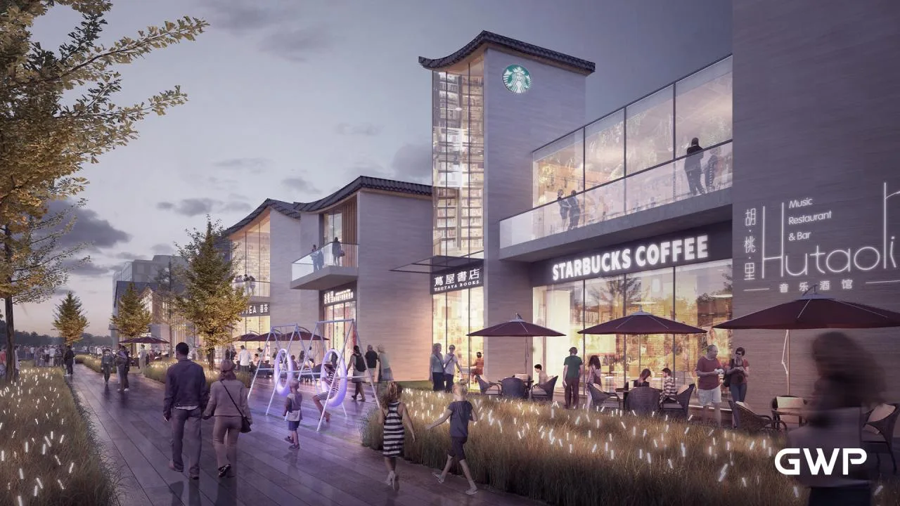 BIM Architecture | Hangzhou Lin'an Tiaoxi Park Cultural and Leisure Commercial Street/GWP Works