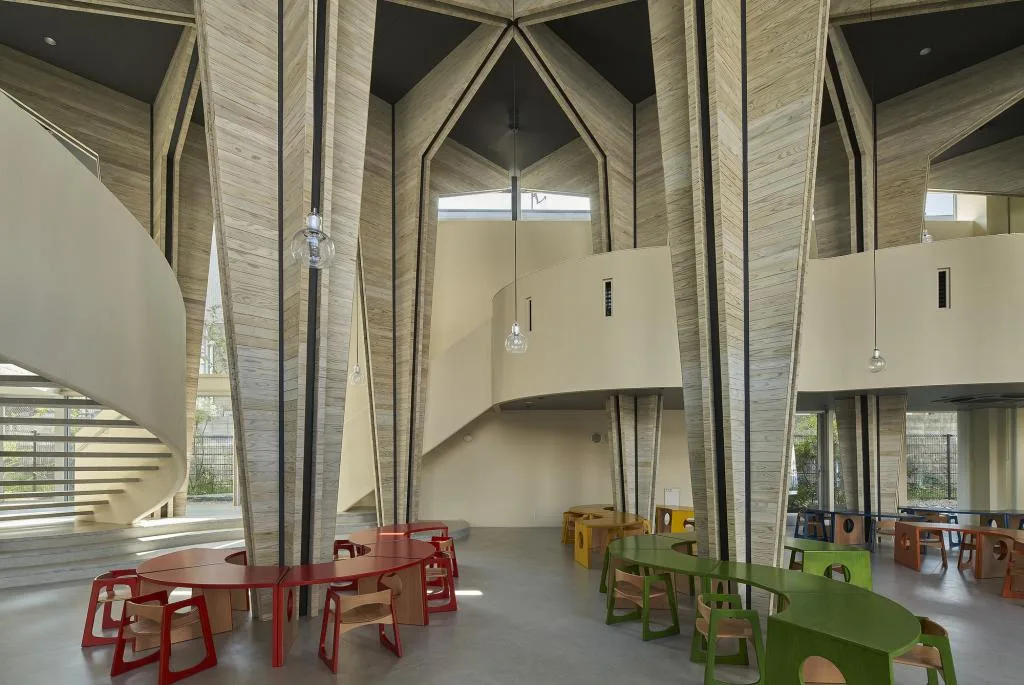 BIM Architecture | Mega Structures and Small People, Building Purple Forest Kindergarten/UID Architects