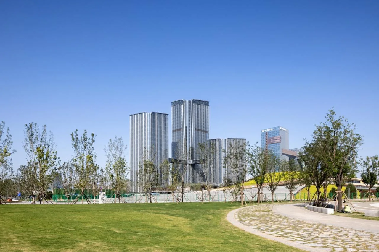 BIM Architecture | The Most Beautiful National Games come to a perfect end, and the Olympic Sports Axis Gate continues to bloom with new vitality/San Yi Architectural Design