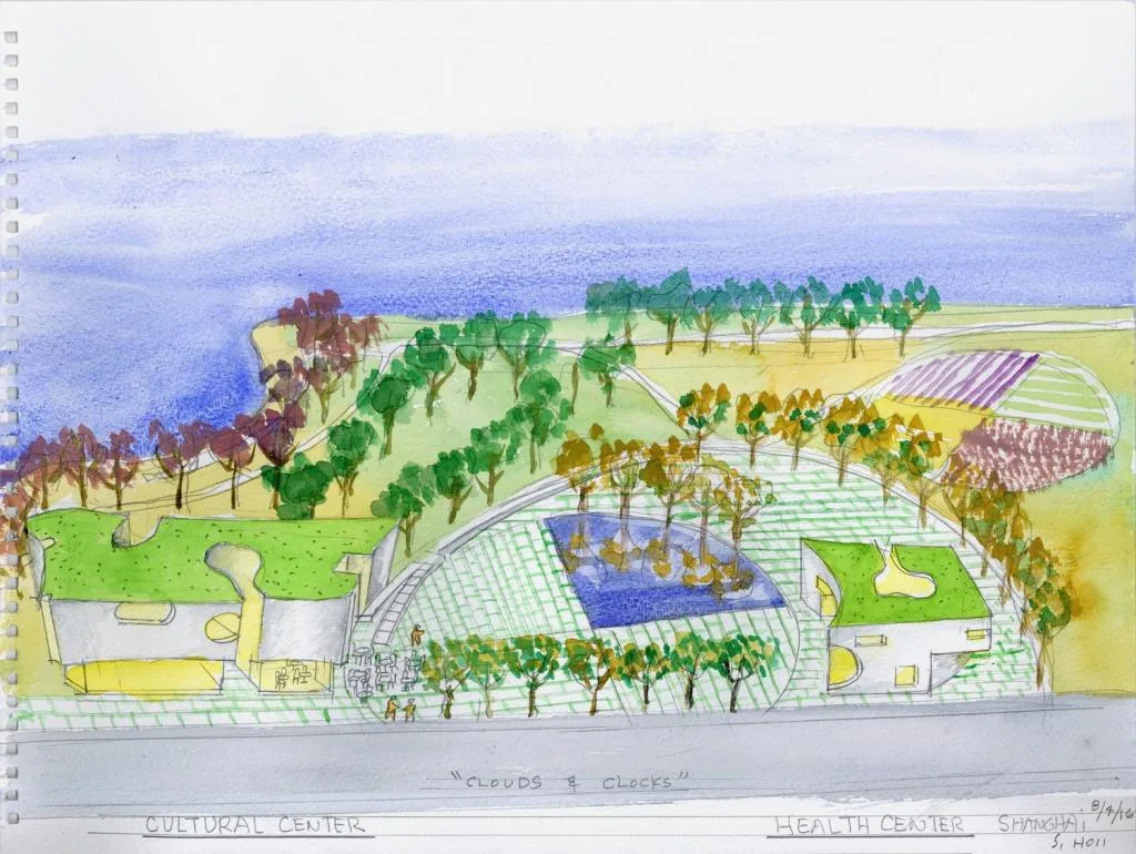BIM Architecture | Shanghai COFCO Nanqiao Peninsula Cultural and Sports Center and Medical Service Station/Steven Holl Architects
