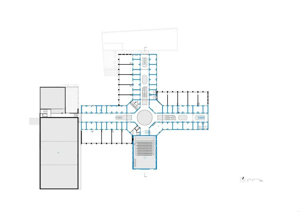 BIM architecture | School converted from prison/Atelier PRO architects
