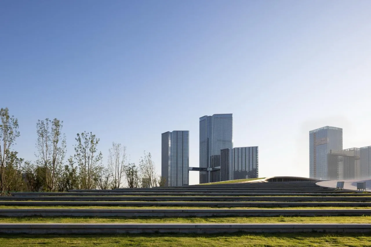 BIM Architecture | The Most Beautiful National Games come to a perfect end, and the Olympic Sports Axis Gate continues to bloom with new vitality/San Yi Architectural Design