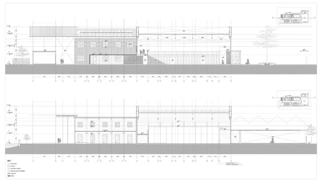 BIM Architecture | Renovation of Shuangchuang Living Room in Dongbantou Village, Tongxiang | Shanghai Yanyang Architectural Design Studio